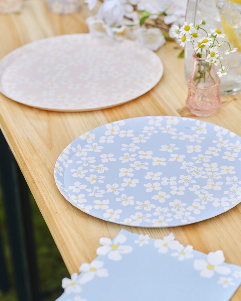 Floral Paper Plates
