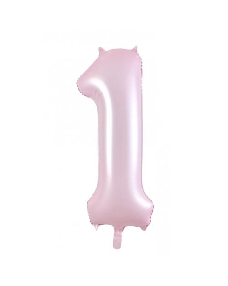 
            
                Load image into Gallery viewer, Number 1 Pastel Pink Foil Balloon (86cm)
            
        