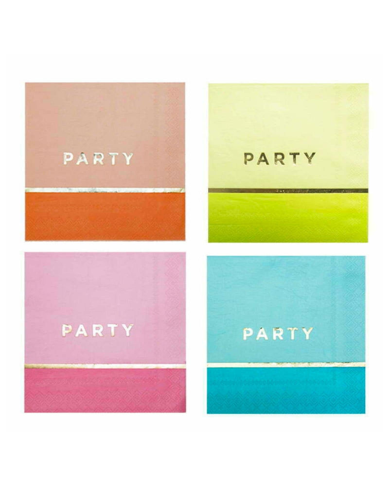 Pastel Lunch Napkins - A Little Whimsy
