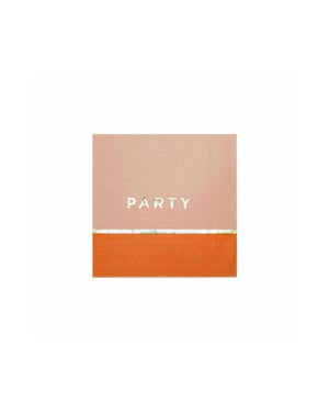 
            
                Load image into Gallery viewer, Pastel Orange Lunch Napkins - A Little Whimsy
            
        