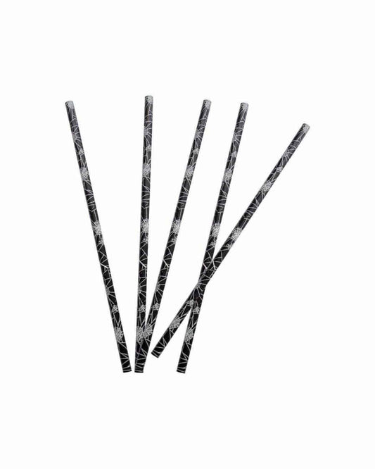 Black and white striped sticks with a web-like pattern, arranged neatly against a white background.