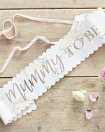Mummy To Be Foral Sash - A Little Whimsy