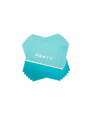 
            
                Load image into Gallery viewer, Pastel Blue Lunch Napkins - A Little Whimsy
            
        