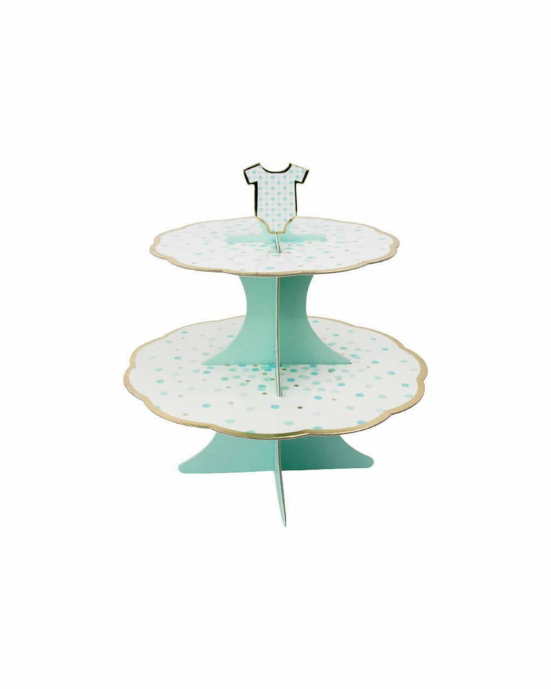Baby Blue Cake Stand - A Little Whimsy