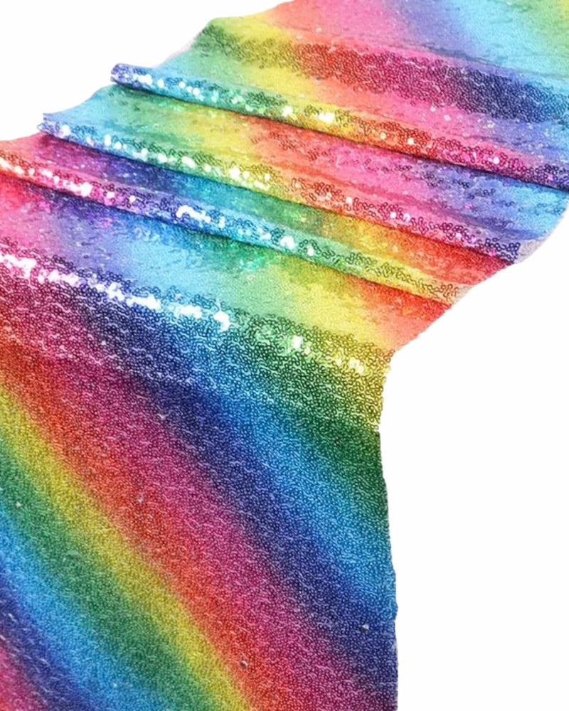 
            
                Load image into Gallery viewer, Rainbow Sequin Table Runner - A Little Whimsy
            
        