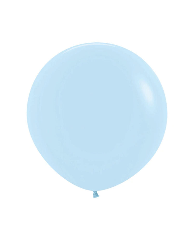 Pastel Matte Blue Balloon Jumbo 90cm - A Little Whimsy