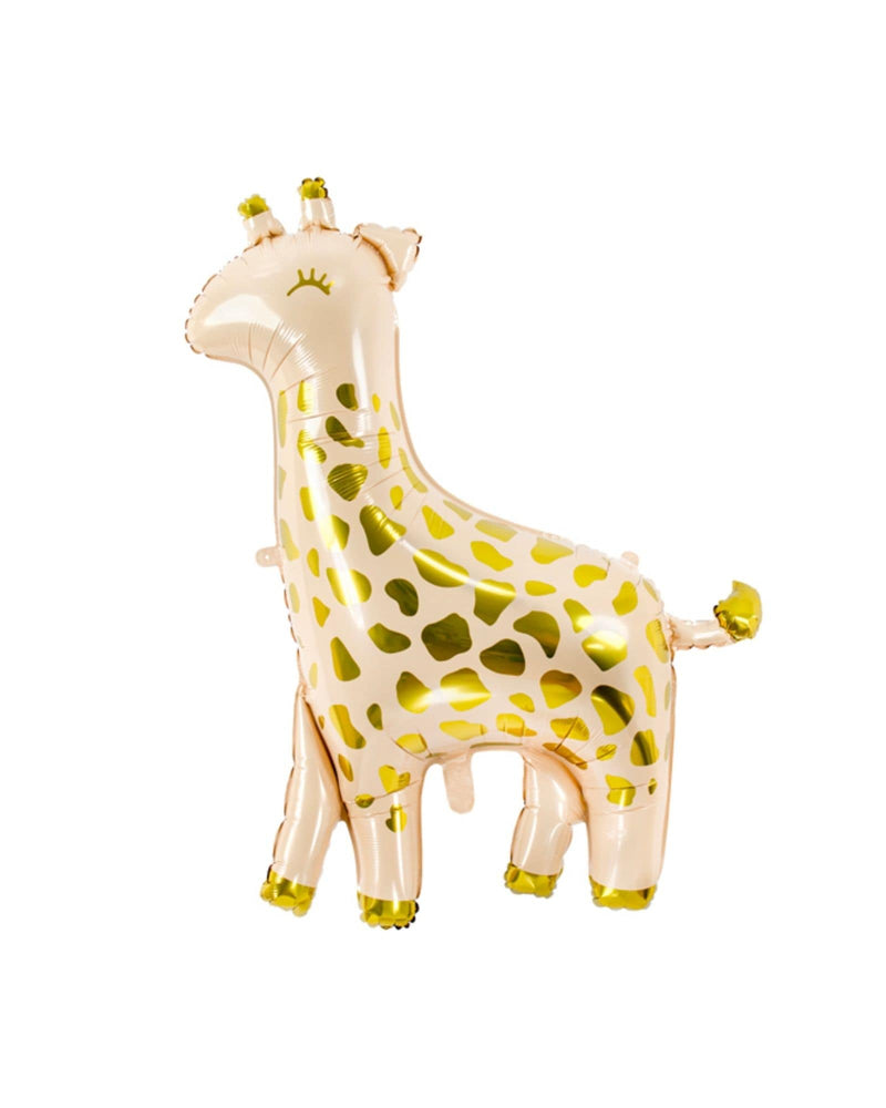 Giraffe with Gold Detail Shaped Foil Balloon