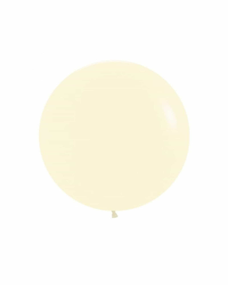 Pastel Matte Yellow Balloon Large 60cm - A Little Whimsy