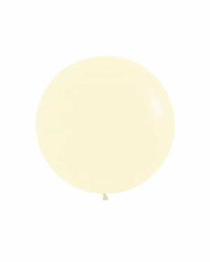 Pastel Matte Yellow Balloon Large 60cm - A Little Whimsy