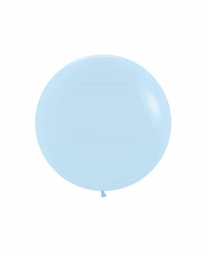 Pastel Matte Blue Balloon Large 60cm - A Little Whimsy