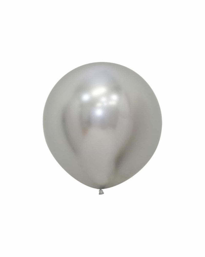 Chrome Silver Balloon Large 60cm - A Little Whimsy