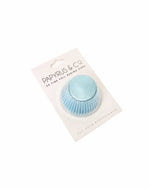 Pastel Blue Foil Cupcake Baking Cups Standard 50mm - A Little Whimsy