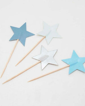 Star Shaped Cupcake Picks - A Little Whimsy