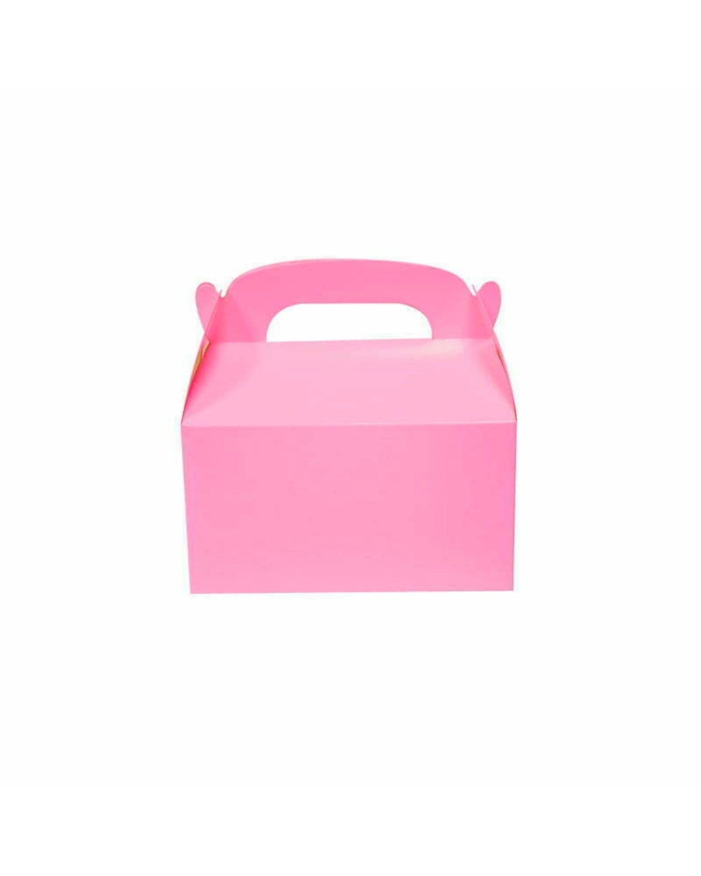 Bright pink container with a handle, featuring a smooth surface and simple, clean lines against a white background.