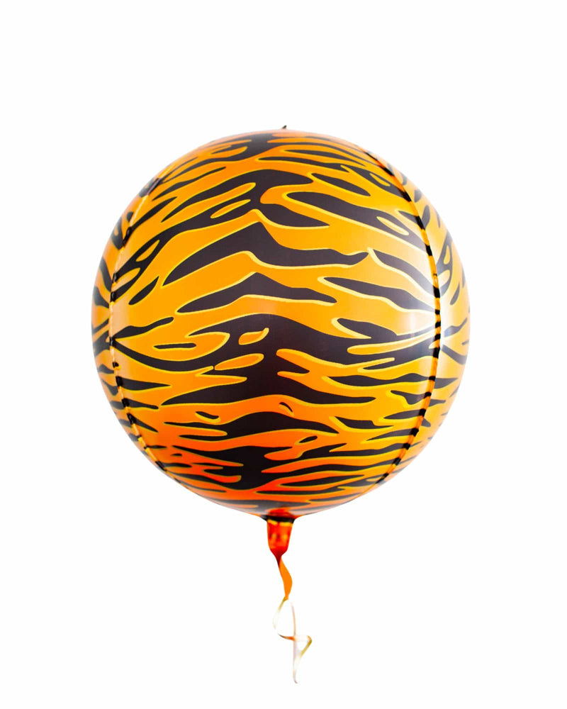 Tiger Print Foil Orbz Balloon