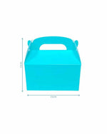 Light Blue Treat Boxes with Handle