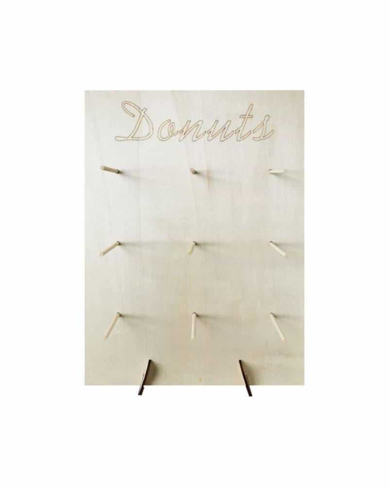 Wooden Donut Display Stand