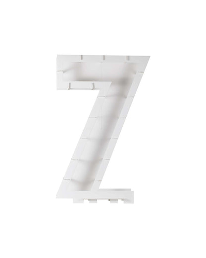 Stylized white letter "Z" with an open structure, set against a clean, light background.