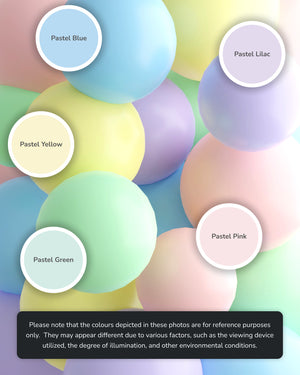 
            
                Load image into Gallery viewer, Pastel Rainbow Balloon Table Runner DIY Kit
            
        