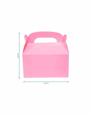 Light Pink Treat Boxes with Handle