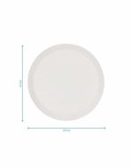 White Paper Snack Plate 18cm