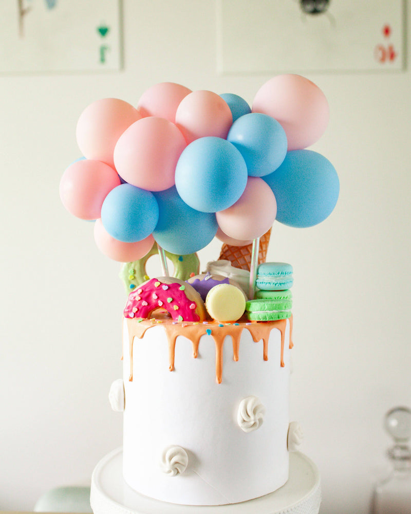 Balloon Cake Border Silicone Molds Cake Decor Fondant Chocolate Baking  Moulds DP | eBay