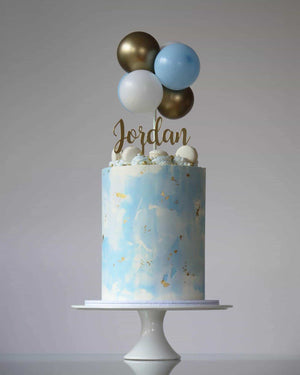 Custom Colour Balloon Cake Topper