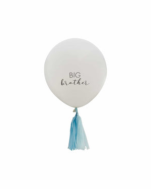 
            
                Load image into Gallery viewer, Big Brother Balloon with Blue Tassels - A Little Whimsy
            
        