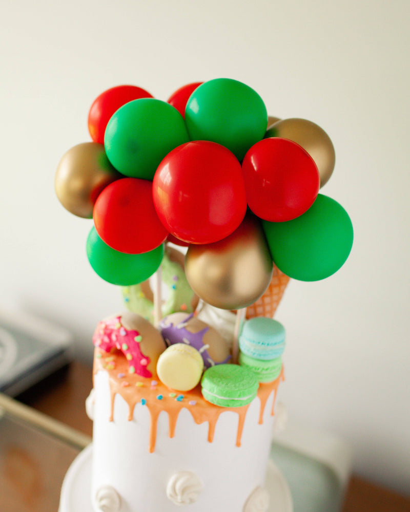 
            
                Load image into Gallery viewer, &amp;#39;Christmas&amp;#39; Balloon Cake Topper - A Little Whimsy
            
        