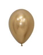 Chrome Gold Balloon Regular 30cm - A Little Whimsy