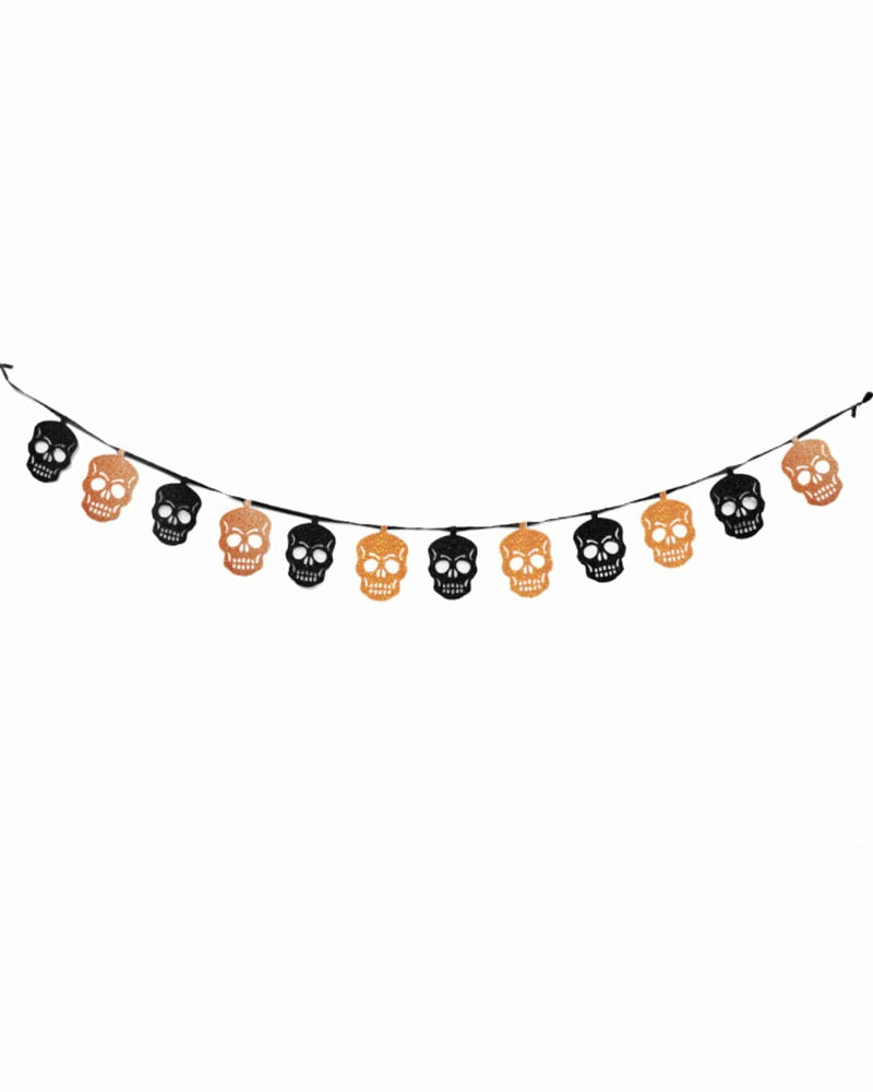 Halloween Skull Bunting - A Little Whimsy