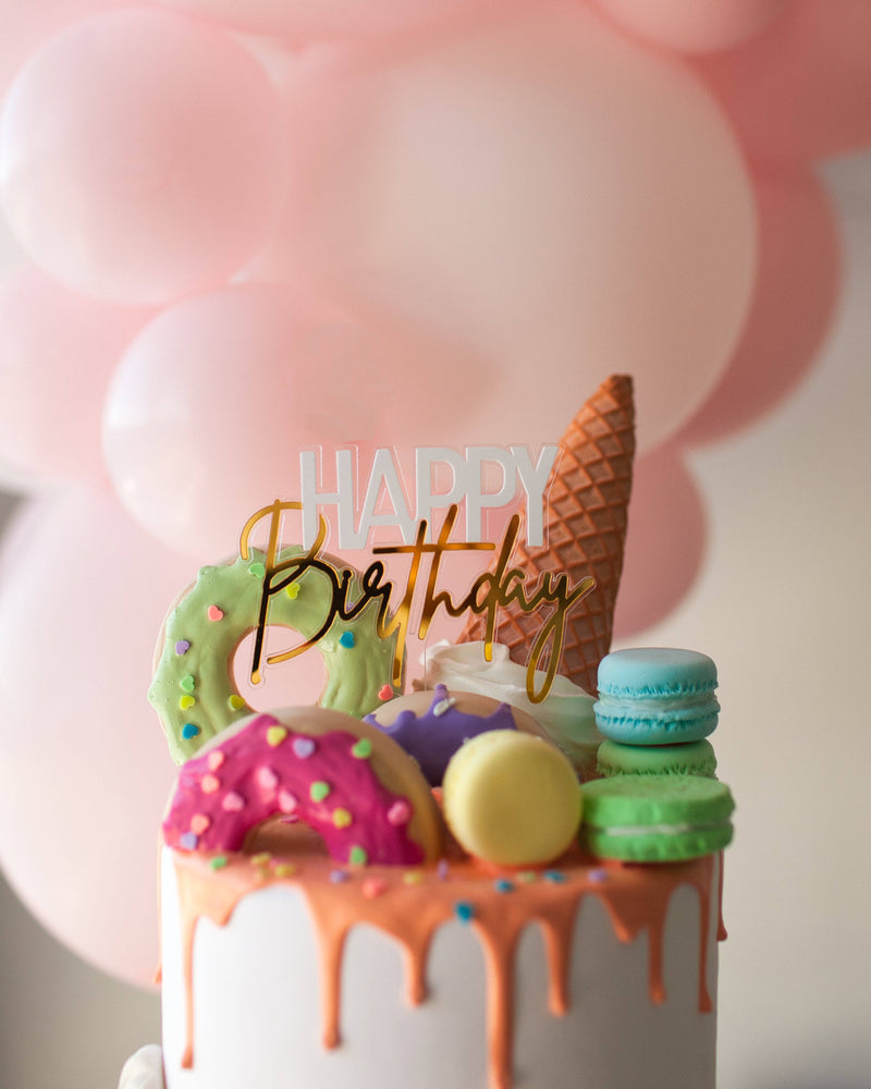 Birthday Cake Balloon Powerpoint Background For Free Download - Slidesdocs