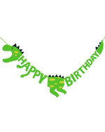 Happy Birthday Dinosaur Garland - A Little Whimsy