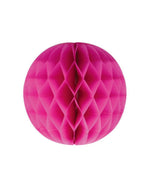Honeycomb Hot Pink Ball 15cm - A Little Whimsy