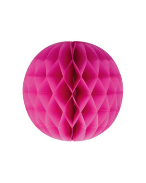 
            
                Load image into Gallery viewer, Honeycomb Hot Pink Ball 25cm - A Little Whimsy
            
        