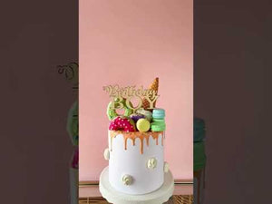 
            
                Load and play video in Gallery viewer, Birthday Boy Wooden Cake Topper
            
        