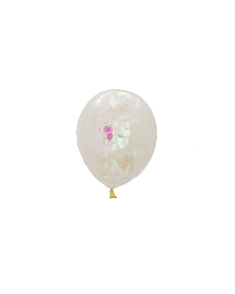 
            
                Load image into Gallery viewer, Metallic Iridescent Confetti Mini Balloon 12cm - A Little Whimsy
            
        