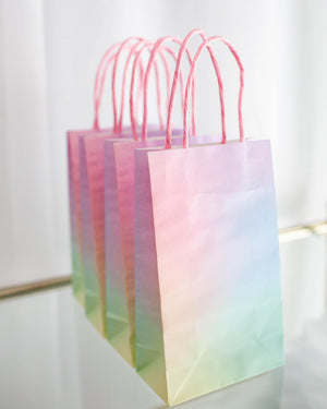 Pastel Ombre Paper Gift Bags - A Little Whimsy