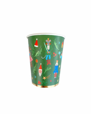 Nutcracker Christmas Paper Cups - A Little Whimsy