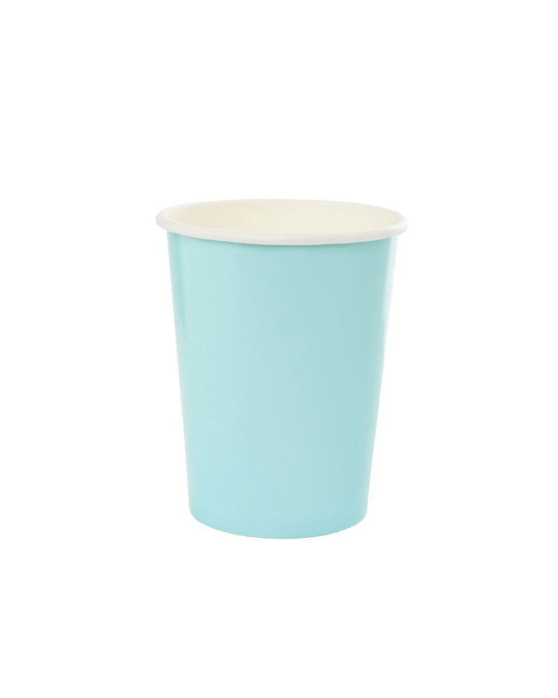 Pastel Blue Paper Cups - A Little Whimsy