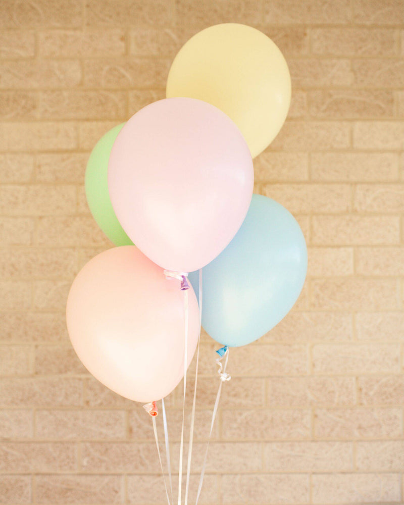 Pastel Rainbow Balloon Bunch Regular 30cm (12 Pack) - A Little Whimsy