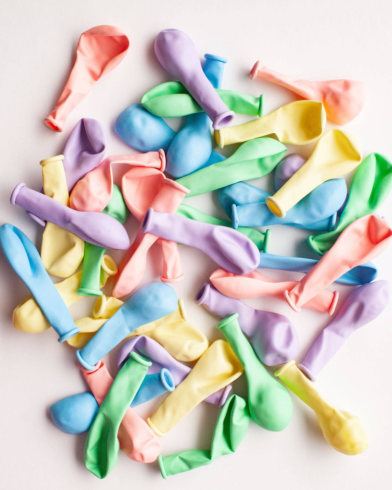 Pastel Rainbow Mini Balloons Mix (36 Pack) - A Little Whimsy