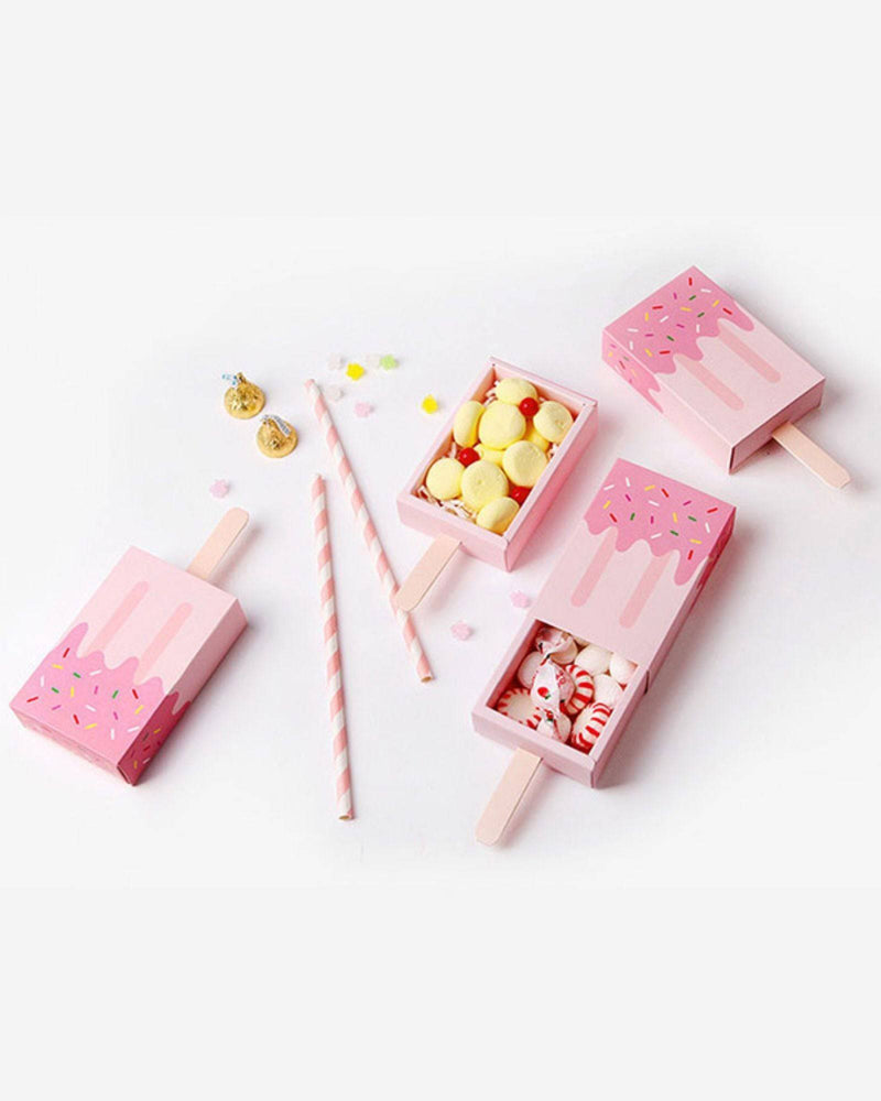 Pink Ice Cream Favour Box - A Little Whimsy
