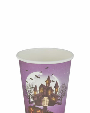 
            
                Load image into Gallery viewer, Scary Castle Halloween Paper Cups - A Little Whimsy
            
        