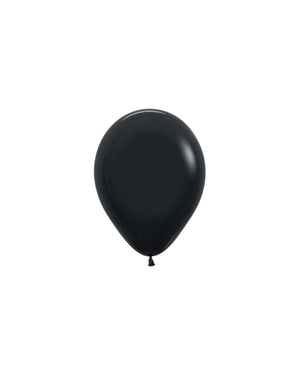Standard Black Mini Balloon 12cm - A Little Whimsy