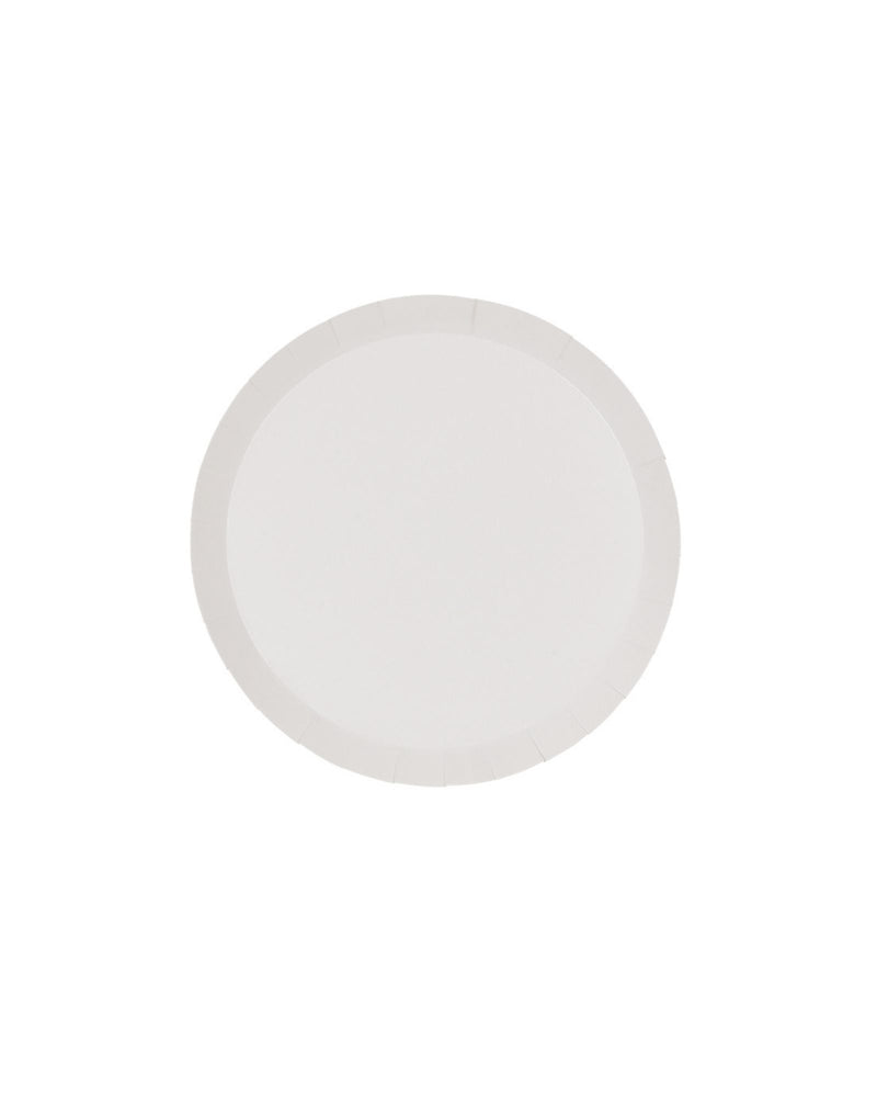 White Paper Snack Plate 18cm - A Little Whimsy